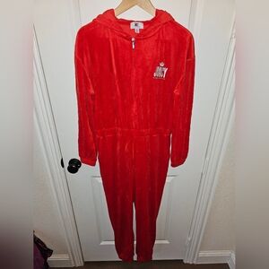 Juicy Couture Red Hooded Jumpsuit